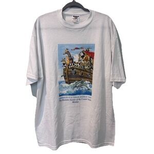 VTG Animal Graphic T-Shirt The Humane Society of the United States Jerzees XL